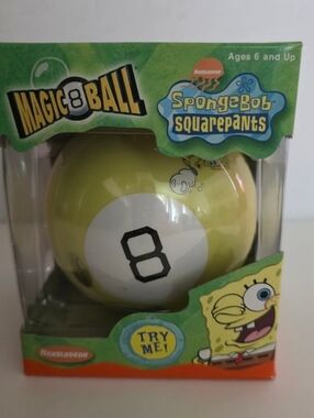 Sponge Bob Square Pants Special Edition Magic 8 Ball-New In Box Vintage